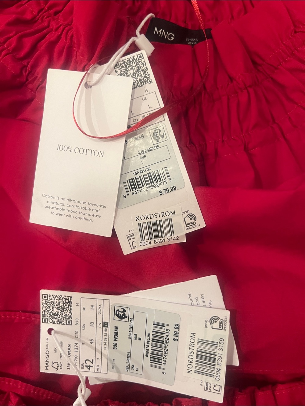 Bellini Red Ruffle Skort Set - Picture 2 of 2